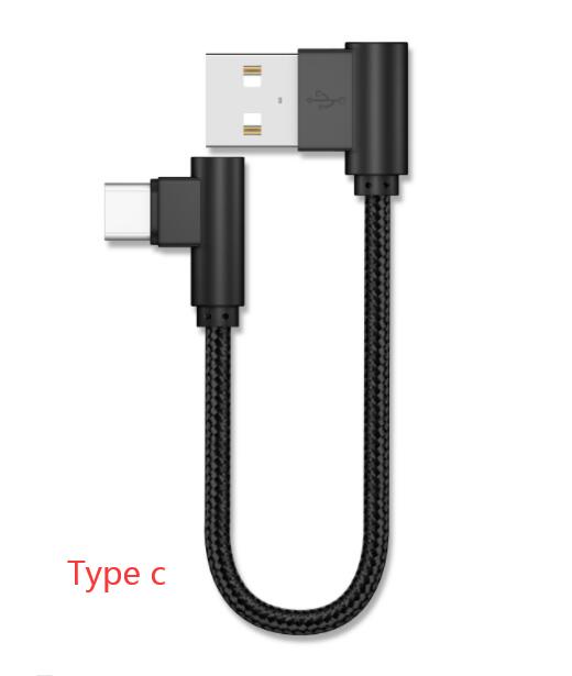 Cable de Carga Micro USB Acodado 90° Trenzado Reforzado 20cm - Image 7