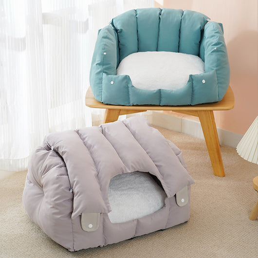 Cama Arqueada Desmontable para Gatos y Perros - Nido Cálido y Envolvente - Image 4
