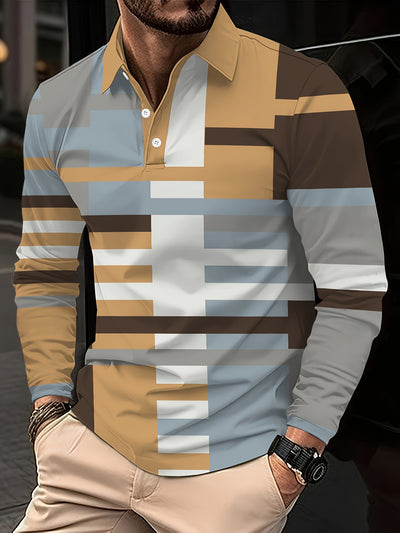 Camisa Casual Slim Fit con Estampado 3D y Cuello Solapa - Image 6