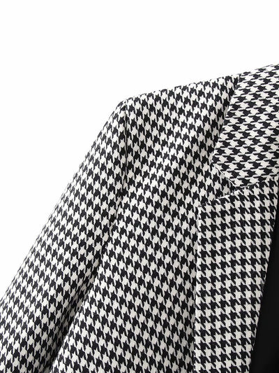 Blazer Retro Cuadros Doble Botonadura Estilo Europeo y Americano - Image 15