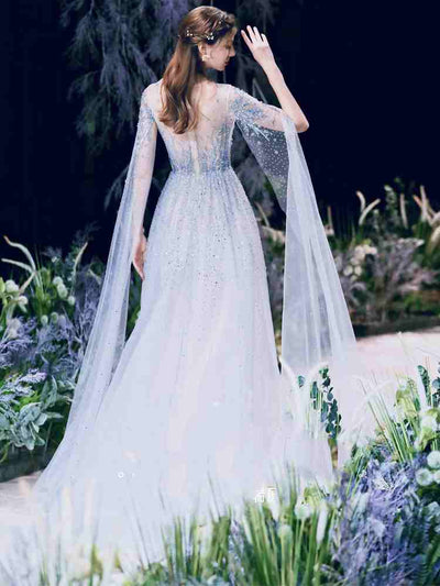 Vestido de Noche Lujo Minimalista para Bodas y Eventos - Image 12