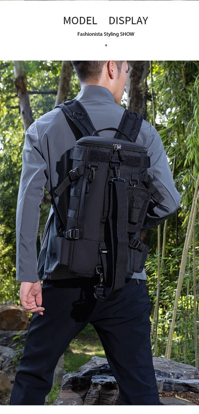 Mochila de Pesca Táctica con Múltiples Compartimentos y Sistema MOLLE - Image 21