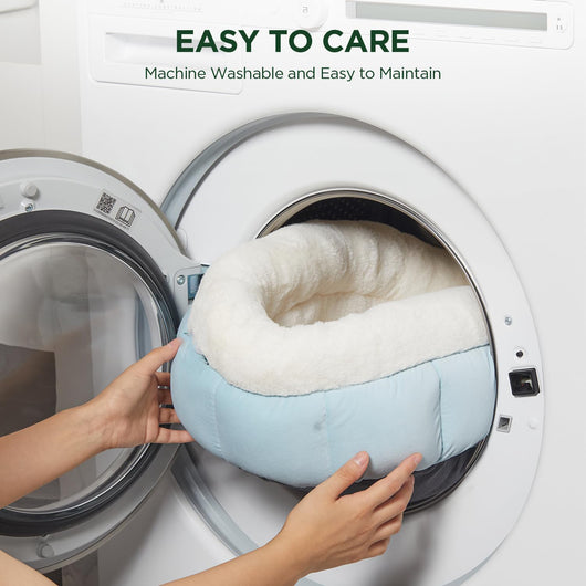 Cama Donut para Perros Pequeños y Gatos - Cómoda Cama Redonda Lavable con Base Antideslizante - Image 24