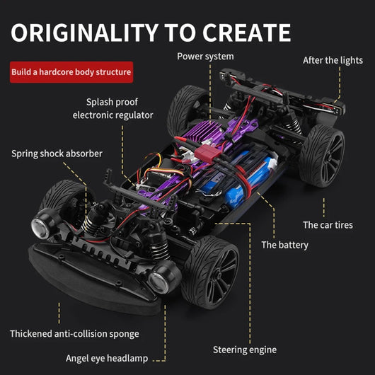 Vehículo Todoterreno RC 1:16 Profesional con Motor Brushless y Tracción 4x4 - Image 7