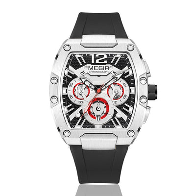 Reloj Deportivo Multifunción Estilo Barril de Vino para Hombre - Image 4
