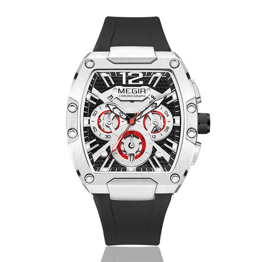 Reloj Deportivo Multifunción Estilo Barril de Vino para Hombre - Image 4