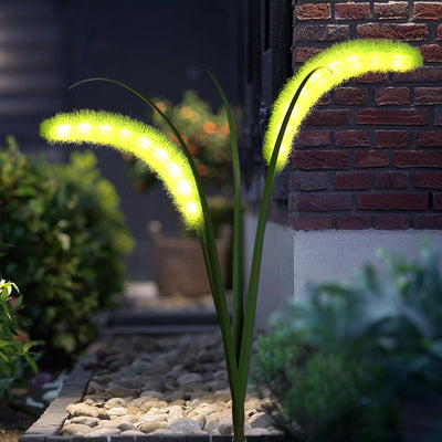 Lámpara Solar LED Decorativa con Pasto Artificial para Jardín - Image 16