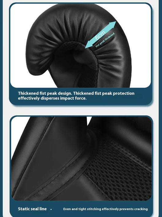 Guantes de Boxeo Profesionales Sanda Fight - Entrenamiento Transpirable - Image 15