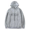 Sudadera Hoodie Estampada de Manga Larga Casual