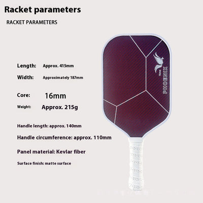 Raqueta Peak Kevlar Fibra de Carbono - Placa Frosted Premium - Image 28