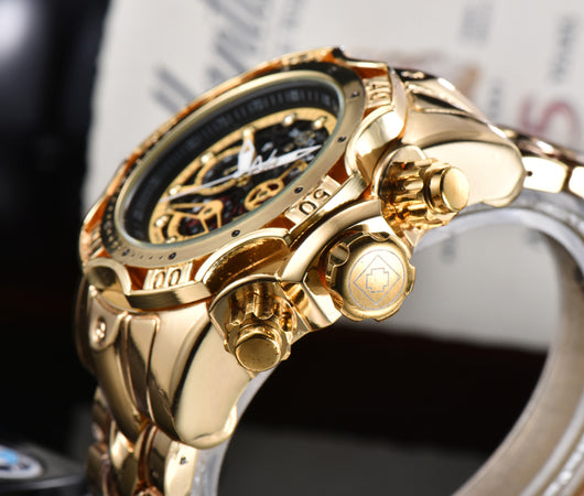 Reloj de Cuarzo con Esfera Hueca y Pulsera de Acero - Image 12