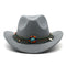 Sombreros Vaquero de Fieltro Enrollado Unisex