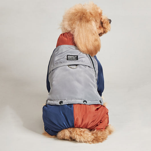 Abrigo Acolchado para Perros Medianos y Grandes - Diseño a Juego de Colores para Invierno - Image 21