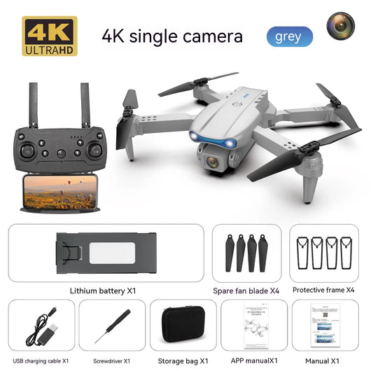 Dron E99pro 4K Dual Cámara con Visión Panorámica Triple - Image 6
