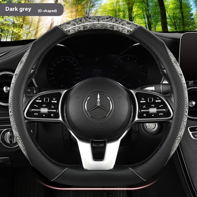 Funda de Volante de Cuero Premium Cristal Año Nuevo - Image 13
