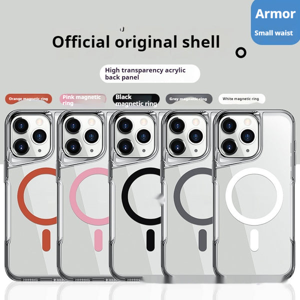 Funda Protectora Magnética Transparente Antiimpactos para Celular