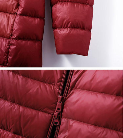 Chaqueta Acolchada Mujer Corta con Capucha Desmontable - Image 18