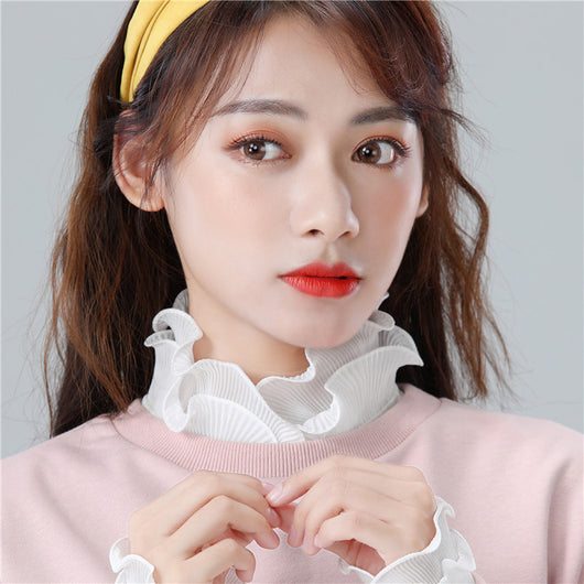 Cuello Postizo de Encaje para Camisas - Accesorio Decorativo Elegante