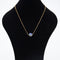 Collar Colgante de Cristal Natural en Piedra Bruta