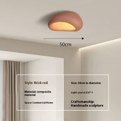 Lámpara de Techo Minimalista Japonesa Silenciosa Crema Moderna - Image 32