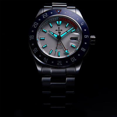 Reloj Hombre Acero Inoxidable Cristal Zafiro Luminoso Resistente al Agua - Image 14