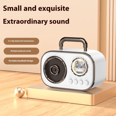 Parlante Bluetooth Retro Portátil para el Hogar - Image 8
