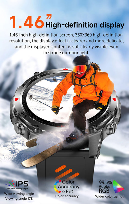 Reloj Deportivo Inteligente con GPS, Brújula y Llamadas Bluetooth - Image 26