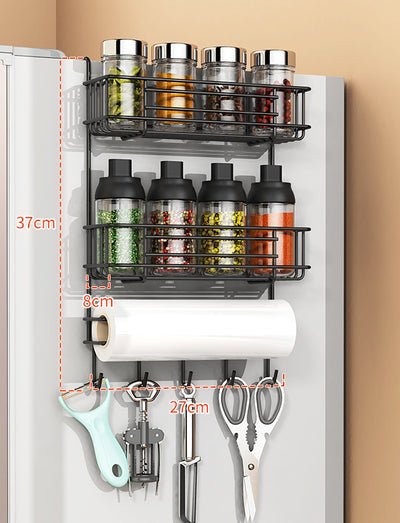 Organizador Lateral para Refrigerador - Almacenamiento Inteligente de Cocina - Image 14