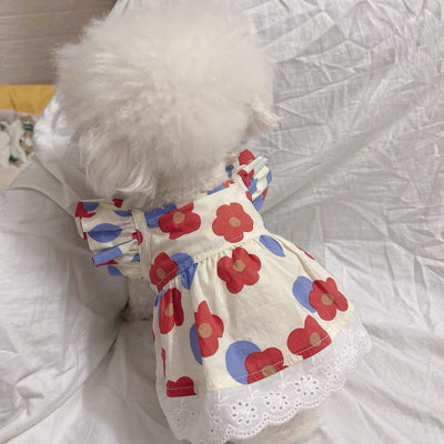 Vestido Floral para Mascotas - Perros y Gatos - Image 3