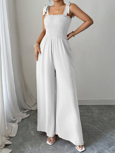 Jumpsuit Elegante de Cintura Alta con Pantalón Ancho - Image 8
