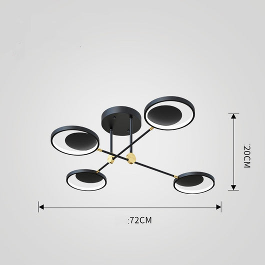Lámpara de Techo LED Molecular Diseño Nórdico Minimalista - Image 13