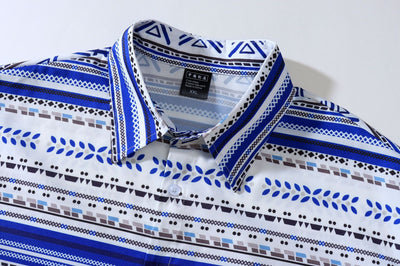 Camisa Suelta con Solapa de Manga Corta Unisex - Image 10