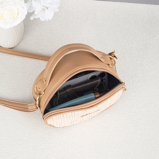 Bolsa de Paja Tejida Redonda para Mujer – Diseño Minimalista y Elegante - Image 14