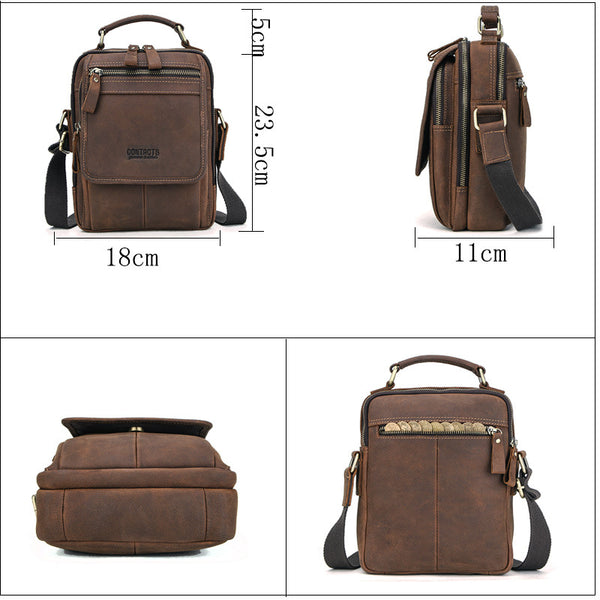 Bolsa Cruzada Hombre Estilo Europeo - Bandolera Moderna para Viajes