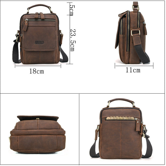 Bolsa Cruzada Hombre Estilo Europeo - Bandolera Moderna para Viajes