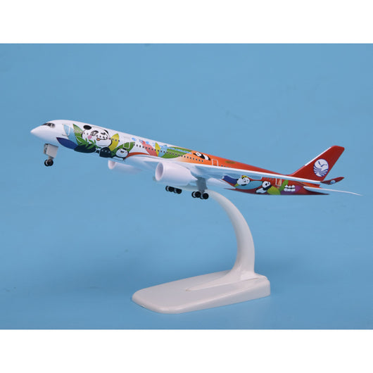 Modelo Decorativo Avión Airbus Sichuan Airlines con Panda - Image 3