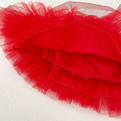 Falda Suéter Tejida de Algodón con Patrón Rombo para Niñas - Image 14