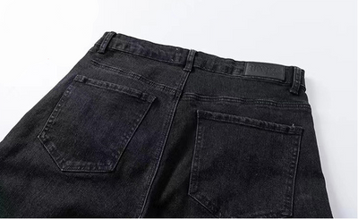 Jeans Azules con Cierre de Cremallera y Múltiples Bolsillos - Image 7