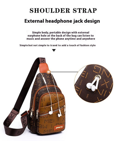 Bolsa Crossbody Mujer con Estampado de Letras - Diseño Moderno y Funcional - Image 26