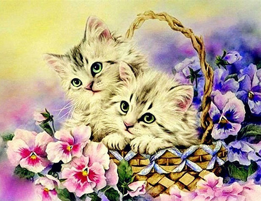 Pintura de Diamantes Gato - Bordado de Cristales Brillantes - Image 5