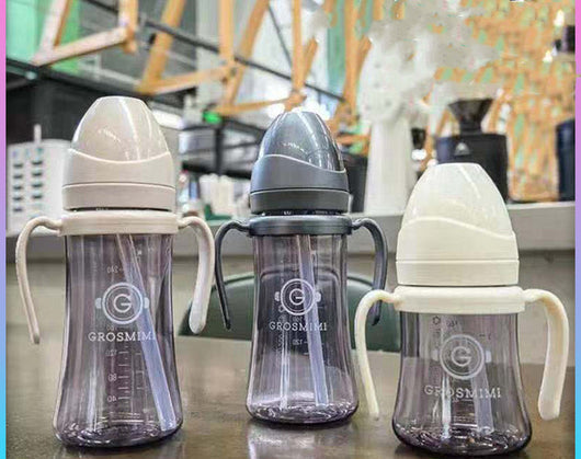 Vaso Infantil Coreano Grosmimi 300ml con Pajita - PPSU Ecológico Antiderrames - Image 19