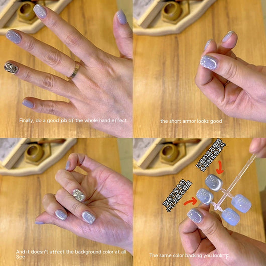 Esmalte UV Gelatina Láctea Color Sólido Efecto Hielo Verano - Image 5