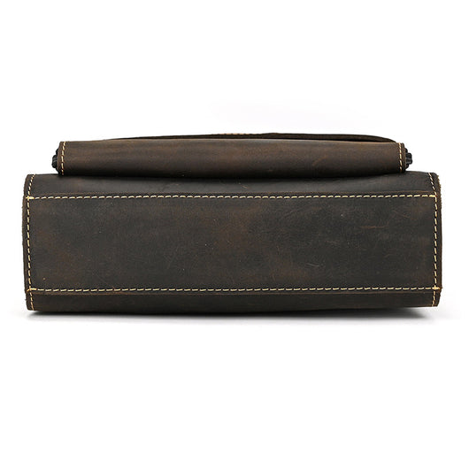 Bolso Bandolera de Cuero Genuino para Hombre - Image 41