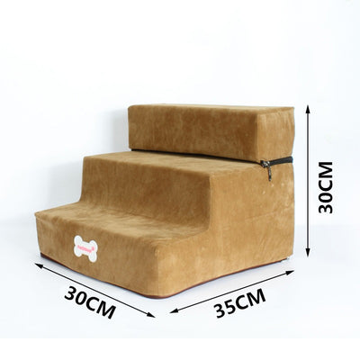 Escaleras para Mascotas - Rampa de 3 Escalones con Cama Integrada para Perros y Gatos - Image 17