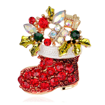 Broche Navideño Pingüino con Campanas - Diseño Trineo y Muñeco de Nieve - Image 15