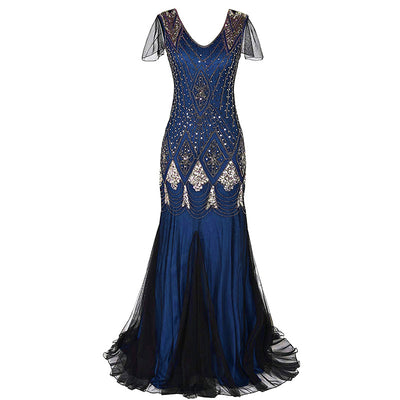 Vestido de Fiesta Talla Grande con Lentejuelas Estilo Vintage - Image 9