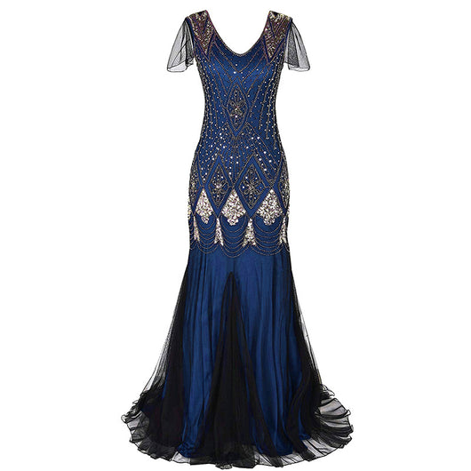 Vestido de Fiesta Talla Grande con Lentejuelas Estilo Vintage - Image 9