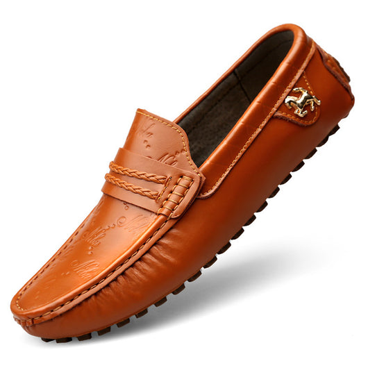 Mocasines de Cuero Auténtico Talla Grande para Conducir Hombre - Image 15