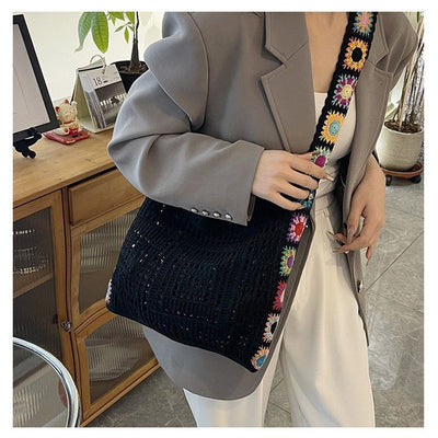 Bolsa Tejida de Gran Capacidad para Mujer - Image 14