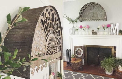 Decoración de Domo Metálico para Sala de Estar y Chimenea - Image 7